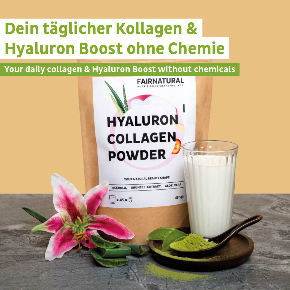 24H EXKLUSIVE TESTAKTION: Kollagen Hyaluron Pulver 3er Bundle (4-Monatskur)