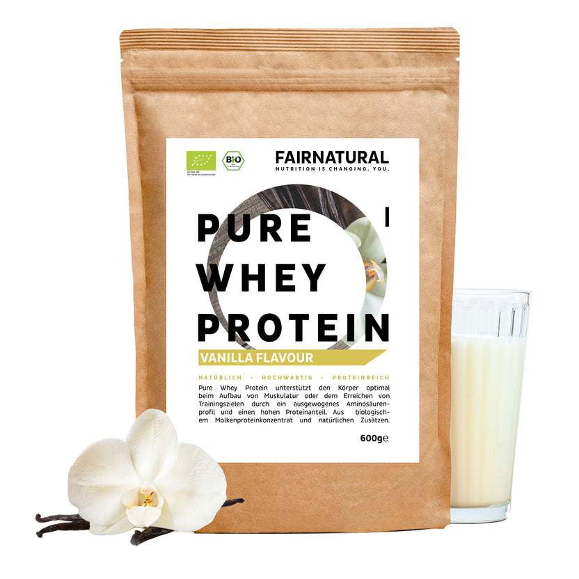 Bio Whey Protein Pulver Vanille