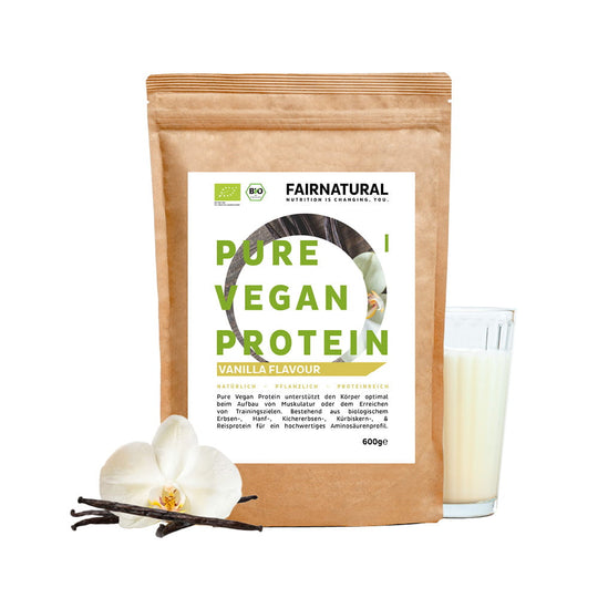 Bio Veganes Proteinpulver Vanille ohne Soja
