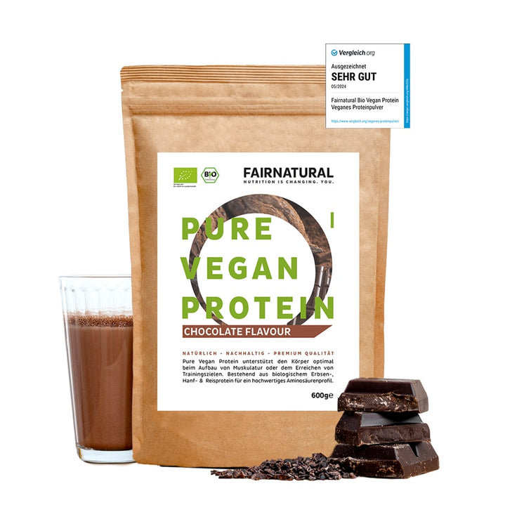 Bio Veganes Proteinpulver Schoko ohne Soja