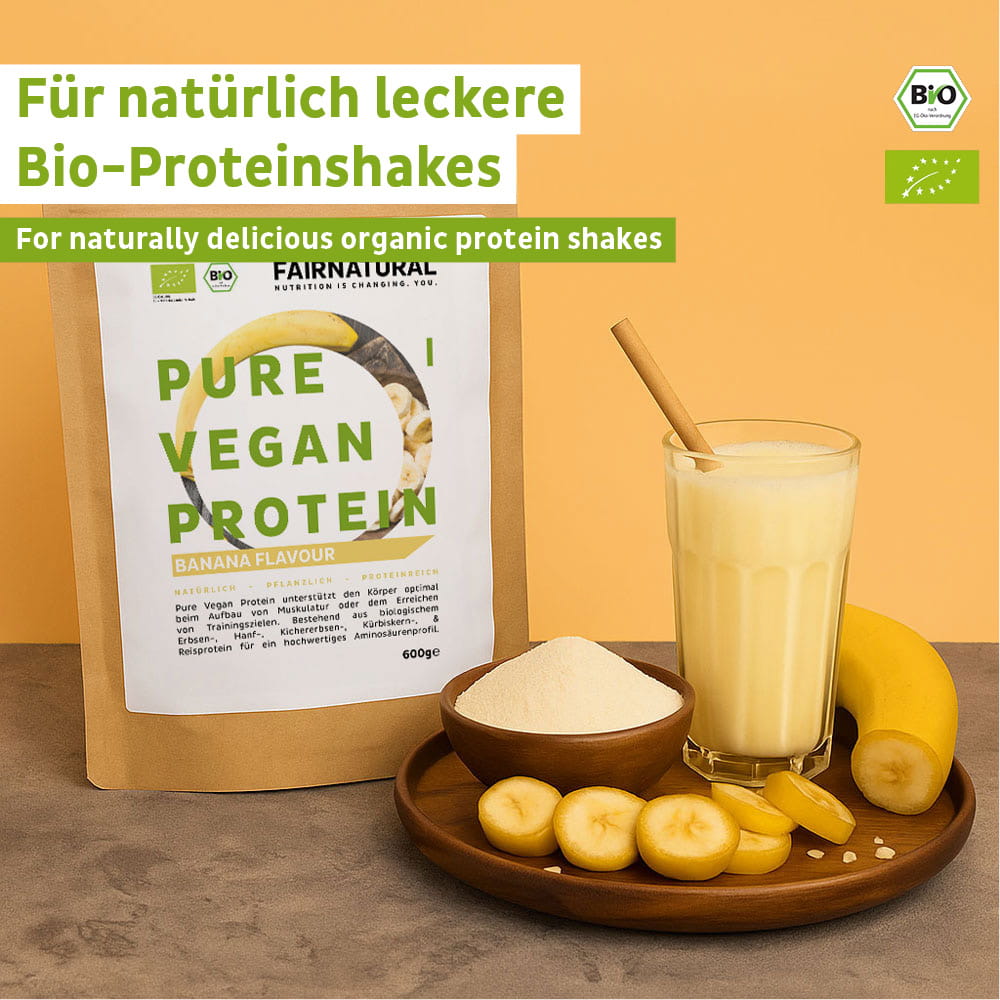 Bio Veganes Proteinpulver Banane ohne Soja