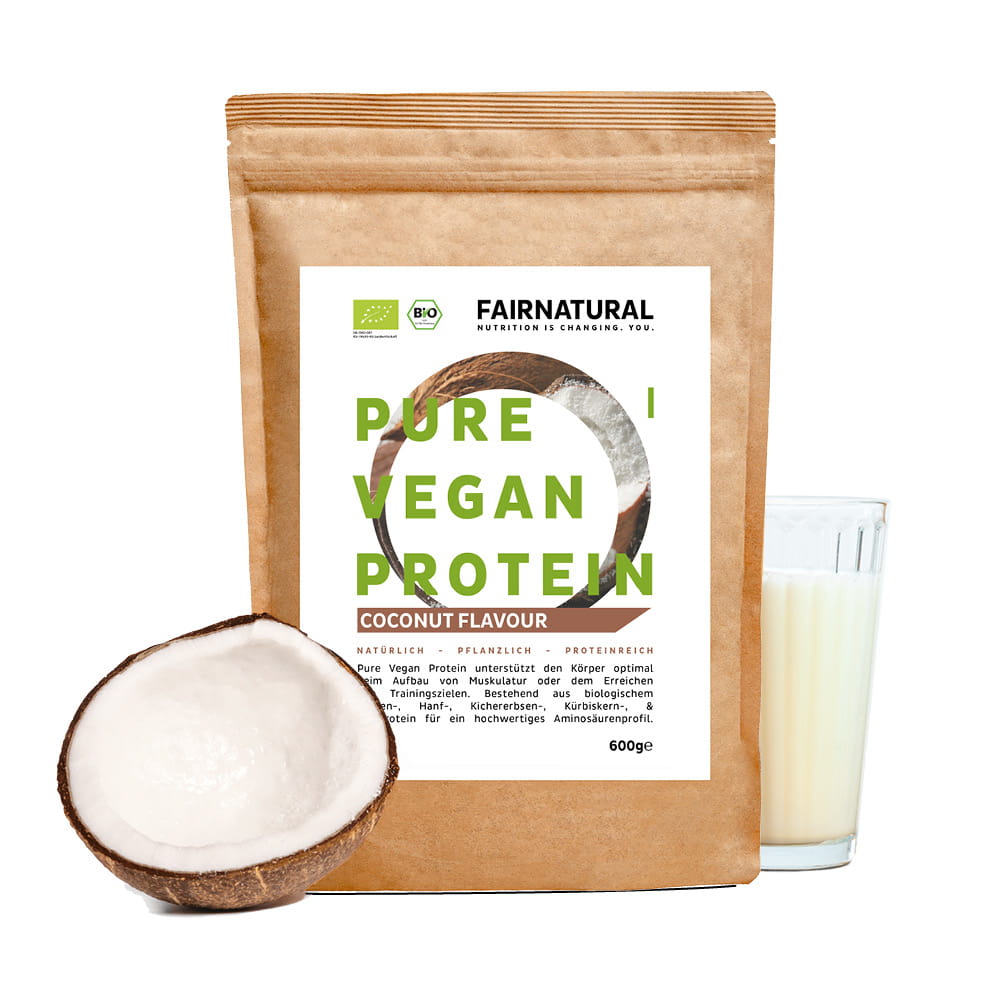 Bio Veganes Proteinpulver Kokos ohne Soja