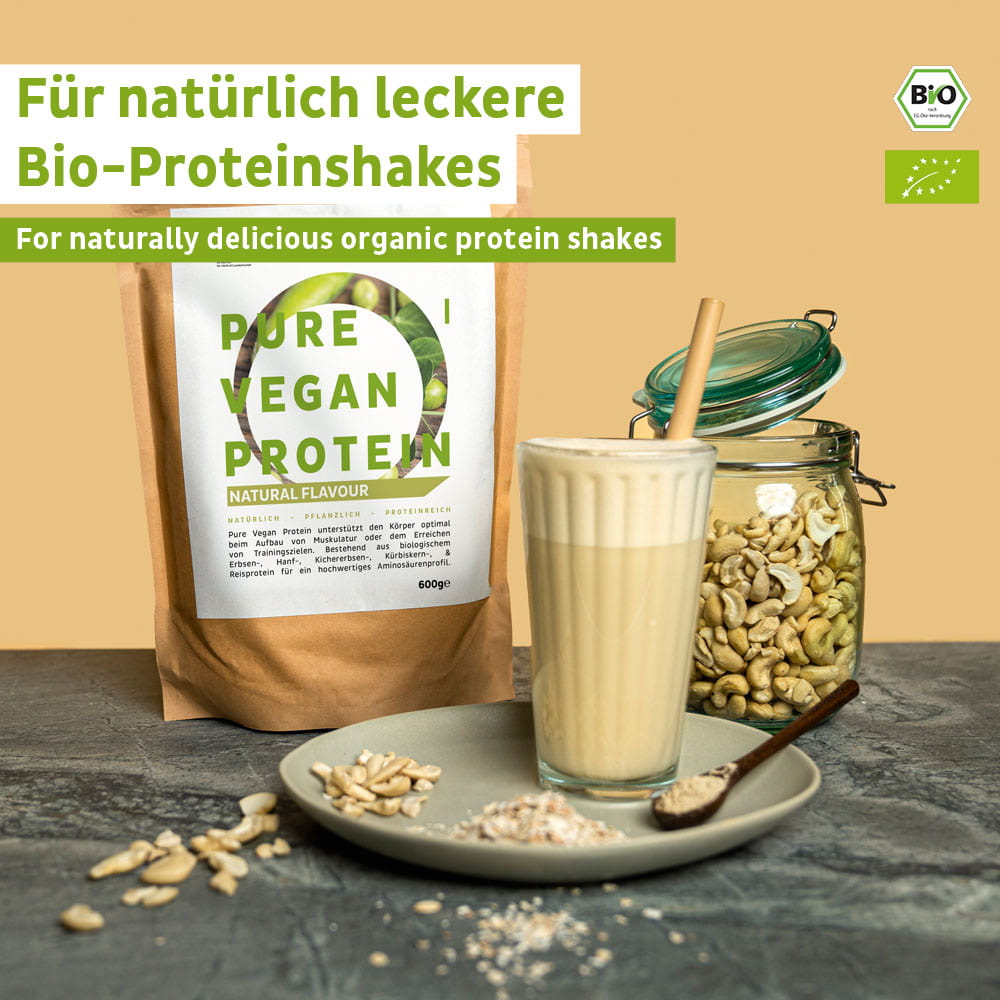 Bio Veganes Proteinpulver Neutral ohne Soja
