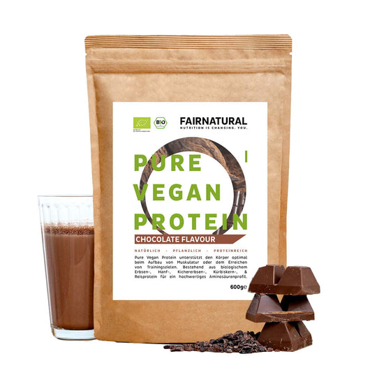 Bio Veganes Proteinpulver Schoko ohne Soja